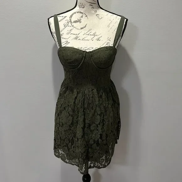 tiger mist red lace dress AISLING DRESS